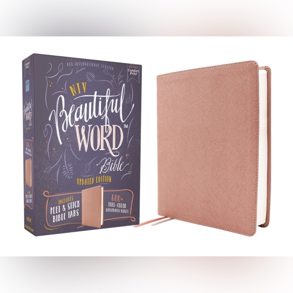 NIB NIV, Beautiful Word Bible, Updated Edition, Tabs, Red Letter, Comfort Print